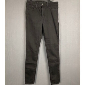 Levi’s 720 High Rise Super Skinny Stretch Black Jeans Womens 29 Levis Denim